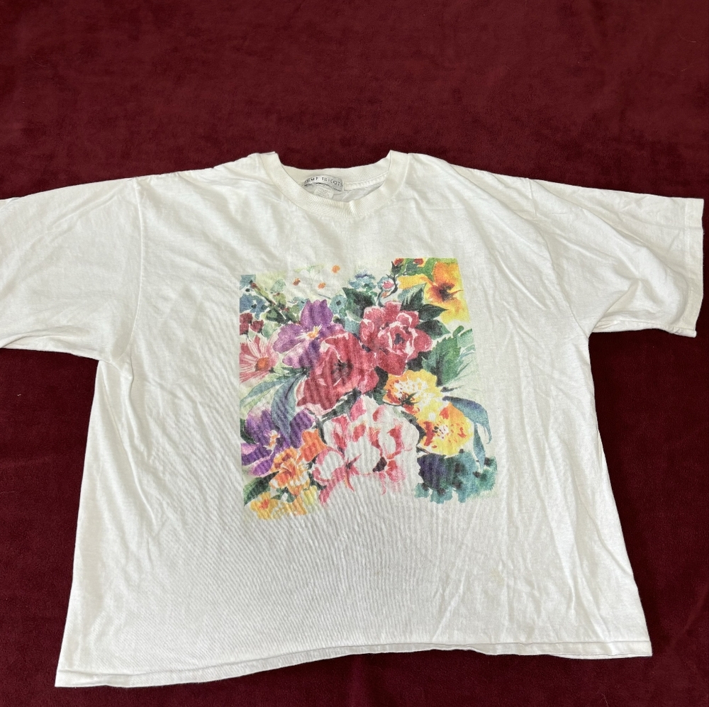 Jump Tricots Women's Floral Shirt - Size XL
